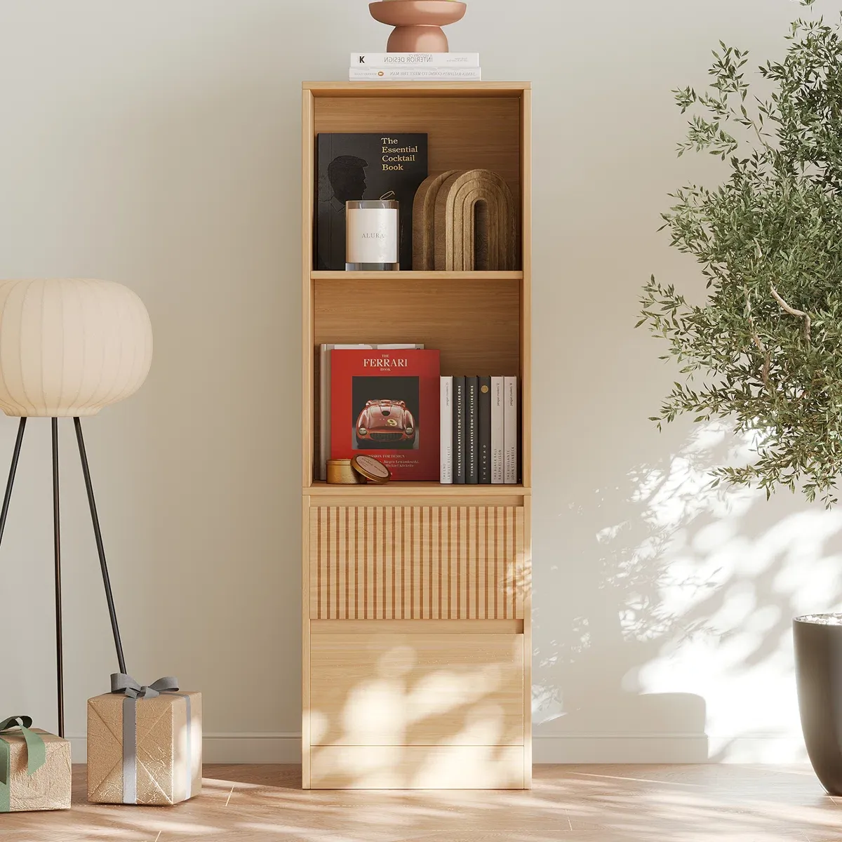 Picture of HUBC0015  - wood shelving unit