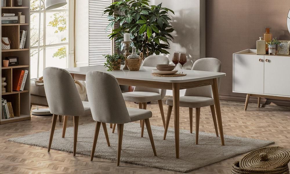 Picture of FBDR001 - Dining table and 4 chairs set
