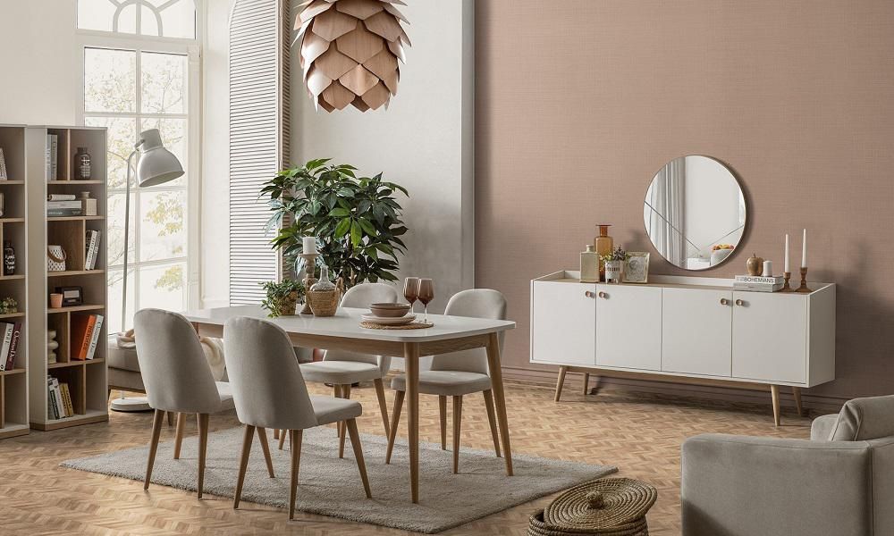 Picture of FBDR001 - Dining table and 4 chairs set