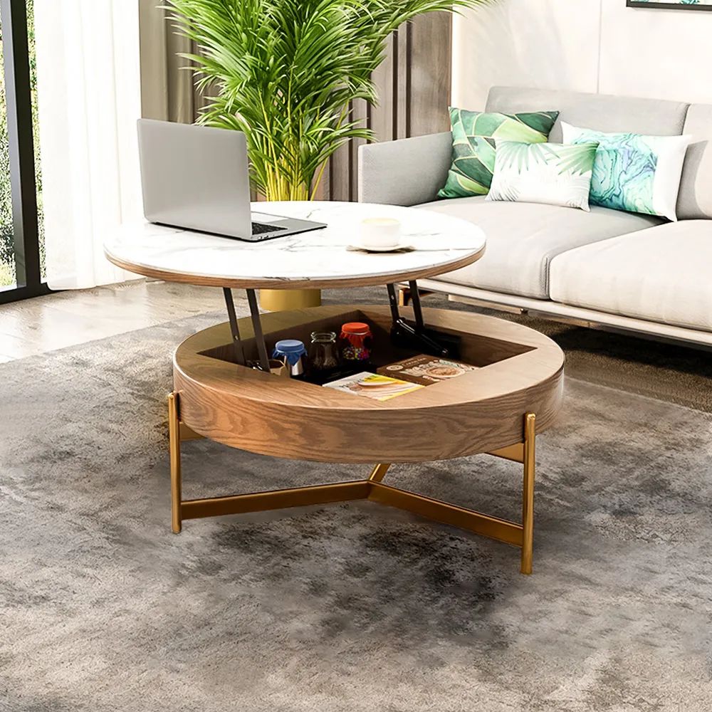 Picture of FTT006 - A central table made of wood, paints, and MDF equipped with a mechanism