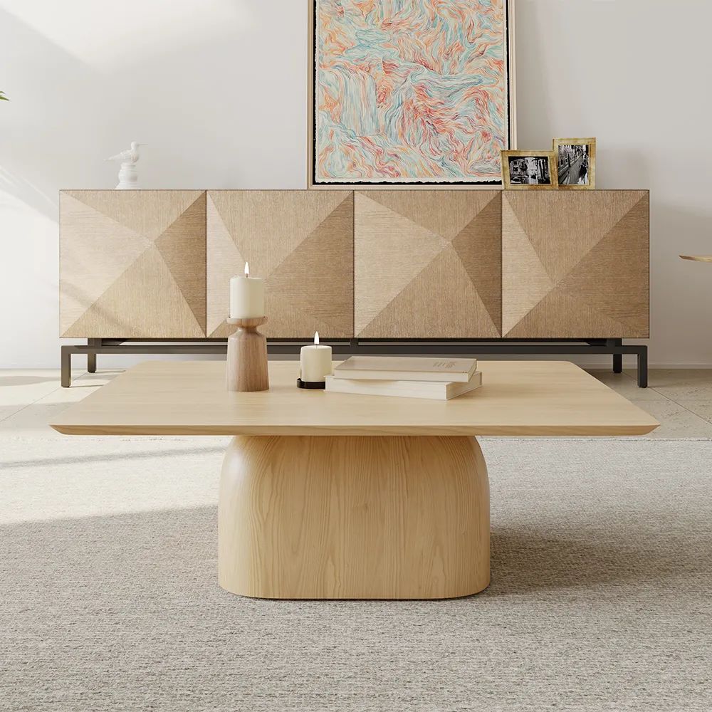 Picture of FTT0018 - Wooden central table with wood finishes