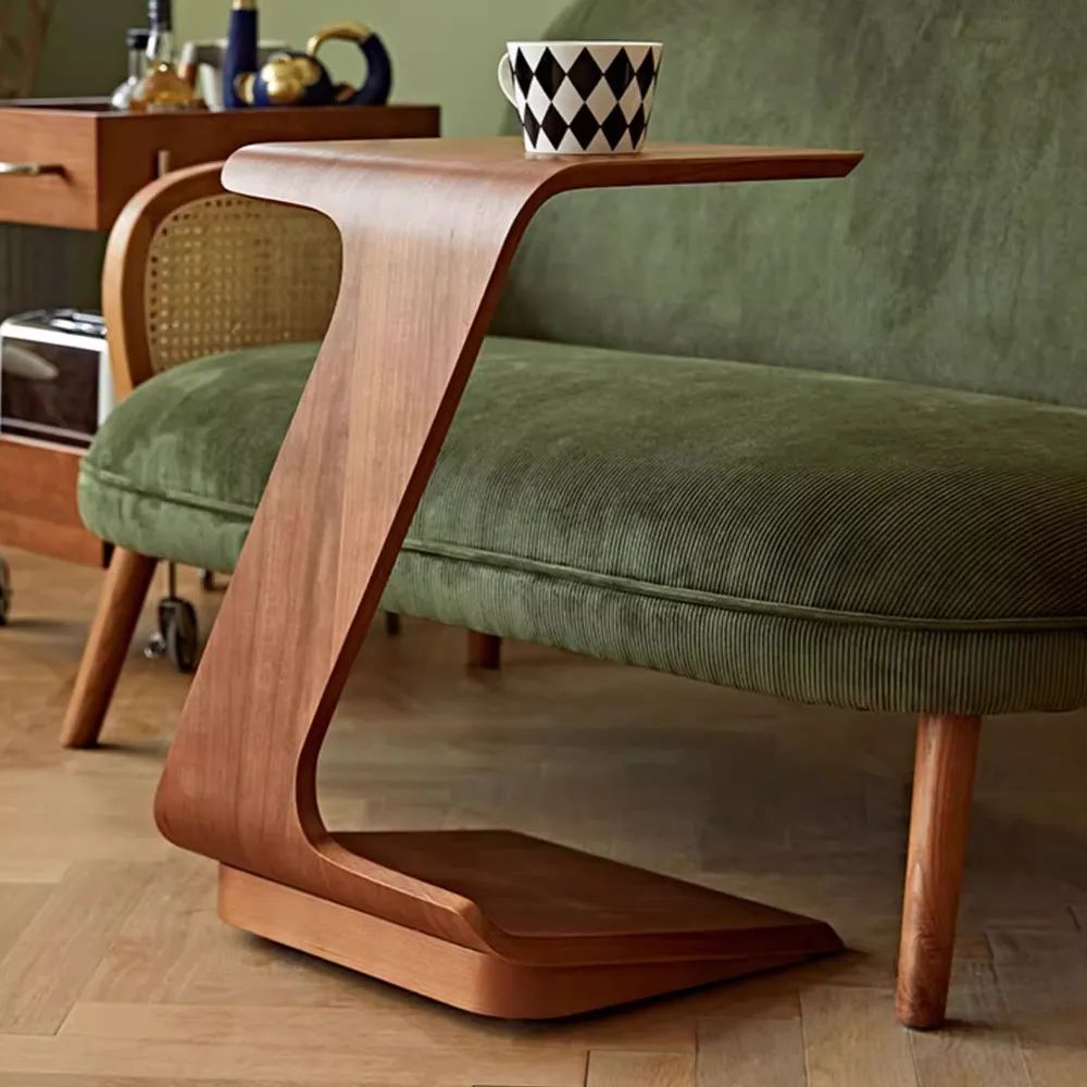 Picture of FTST001 - side table musky wood  Brown
