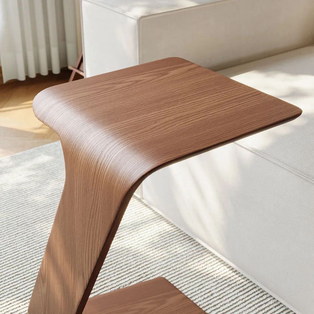 Picture of FTST001 - side table musky wood  Brown