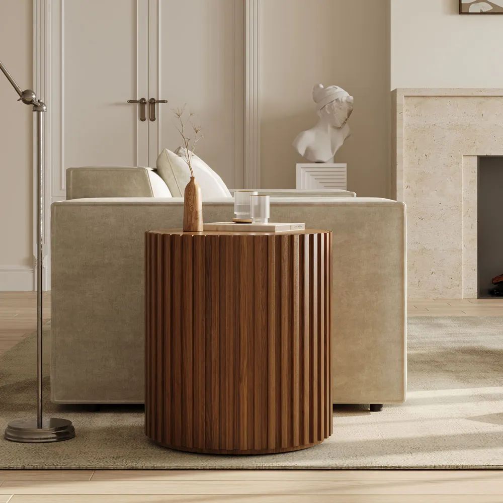 Picture of FTST002 - side table musky wood Brown