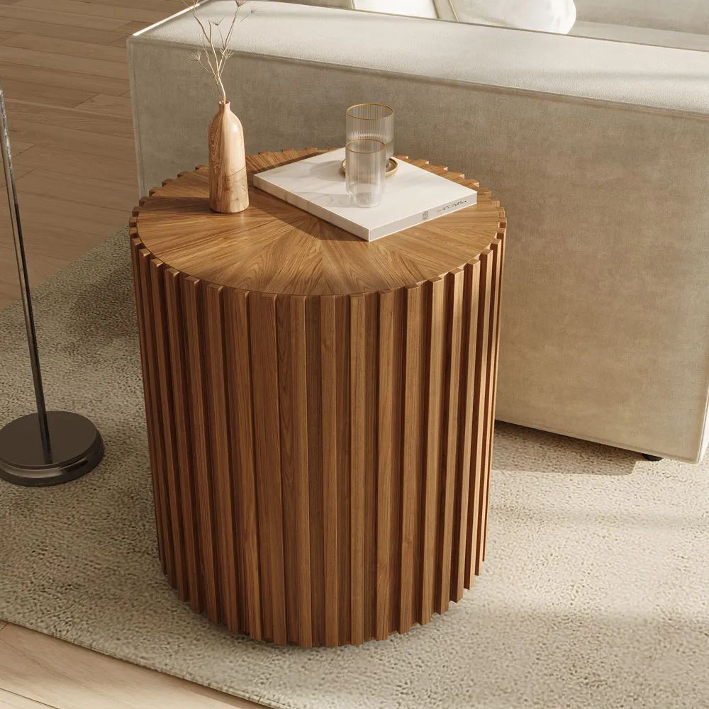 Picture of FTST002 - side table musky wood Brown