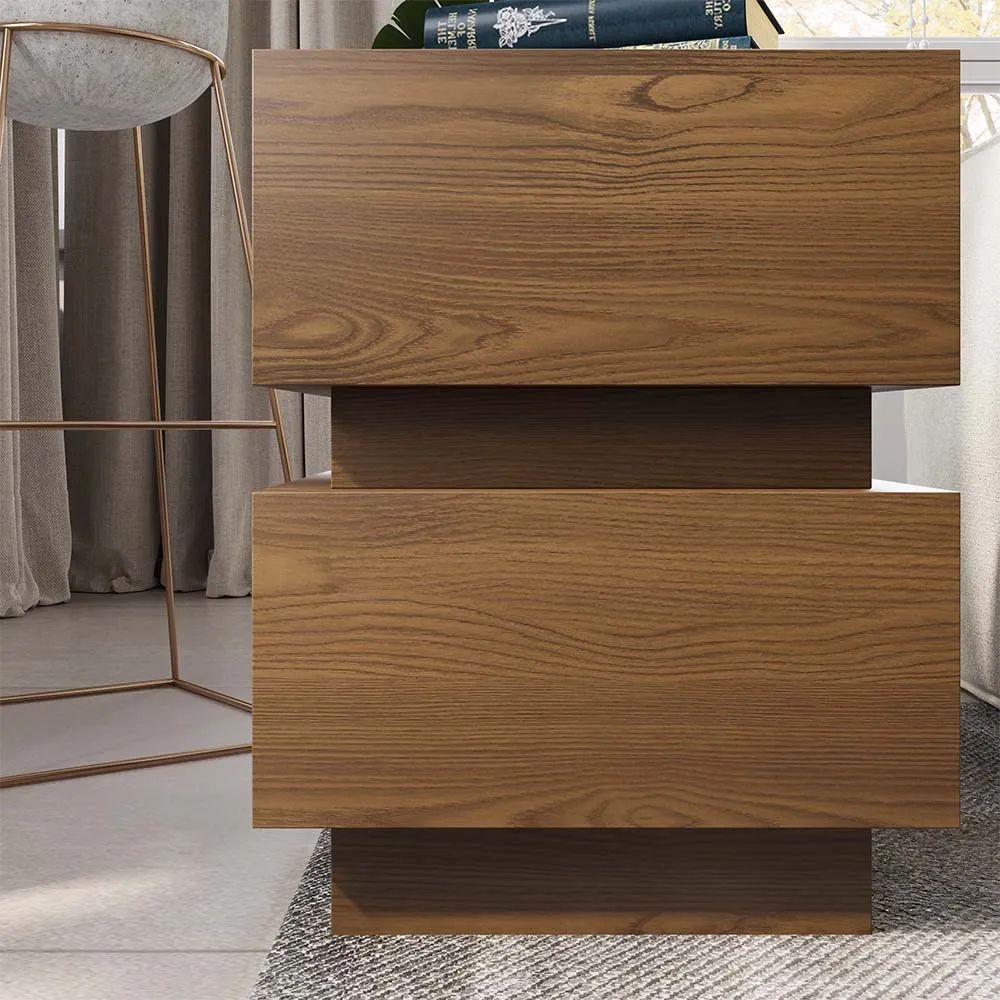 Picture of FTST007 - side table musky wood Brown
