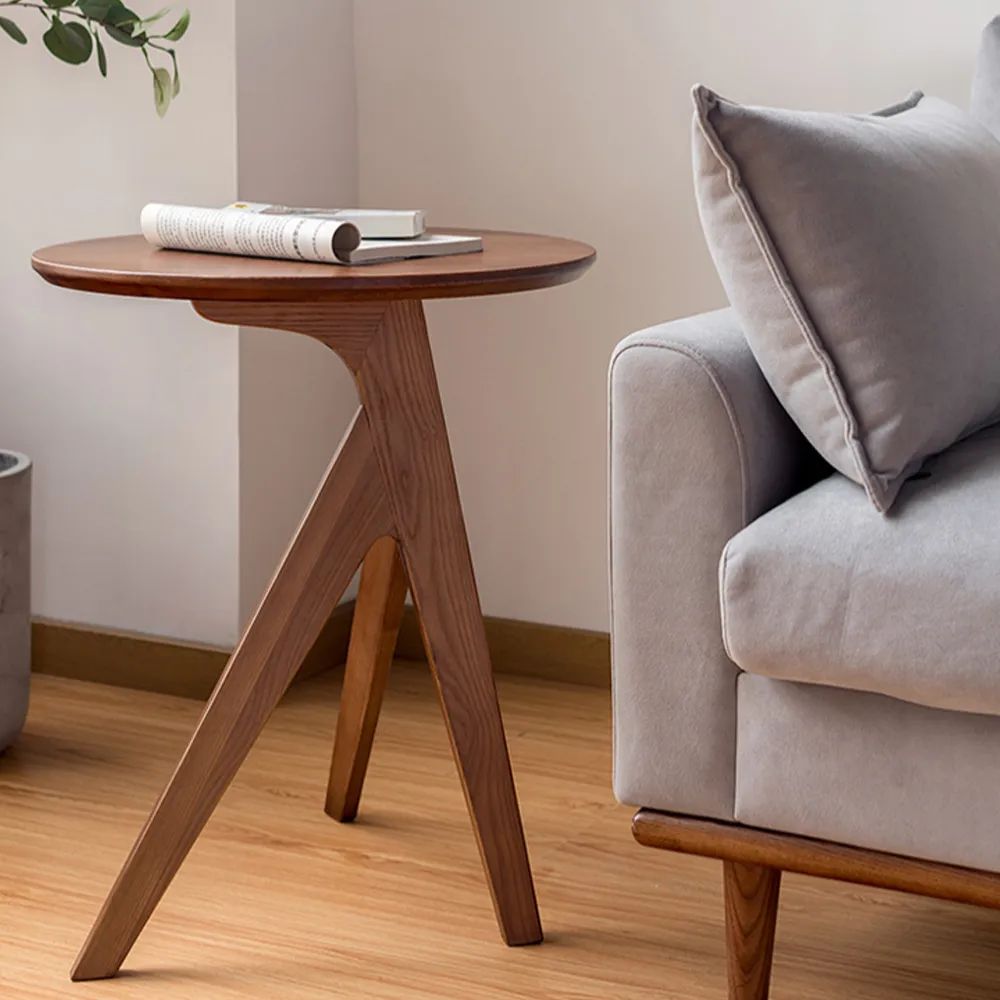 Picture of FTST009 - side table musky wood Brown