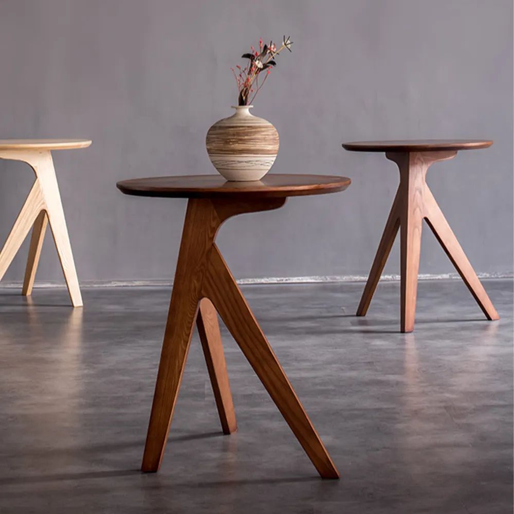 Picture of FTST009 - side table musky wood Brown
