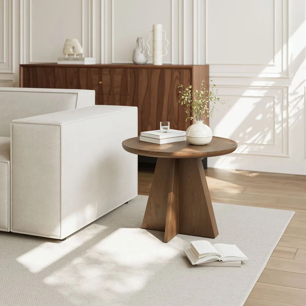 Picture of FTST0010 - side table musky wood Brown