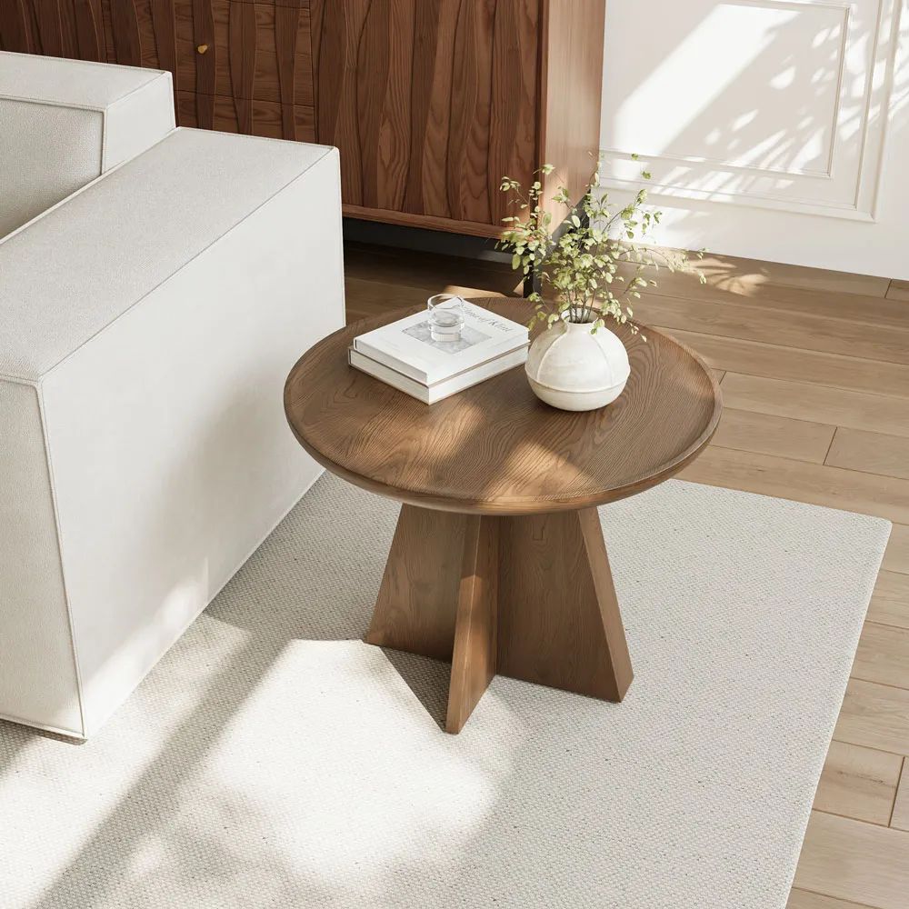 Picture of FTST0010 - side table musky wood Brown