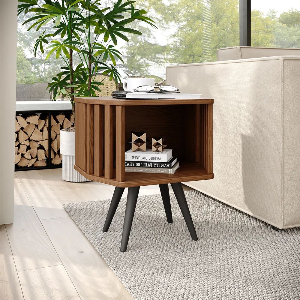 Picture of FTST0012 - side table musky wood Brown
