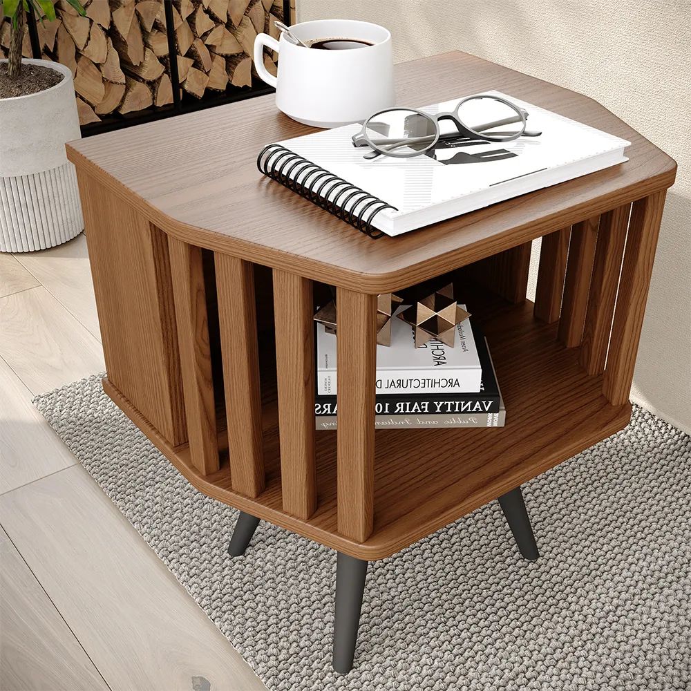 Picture of FTST0012 - side table musky wood Brown