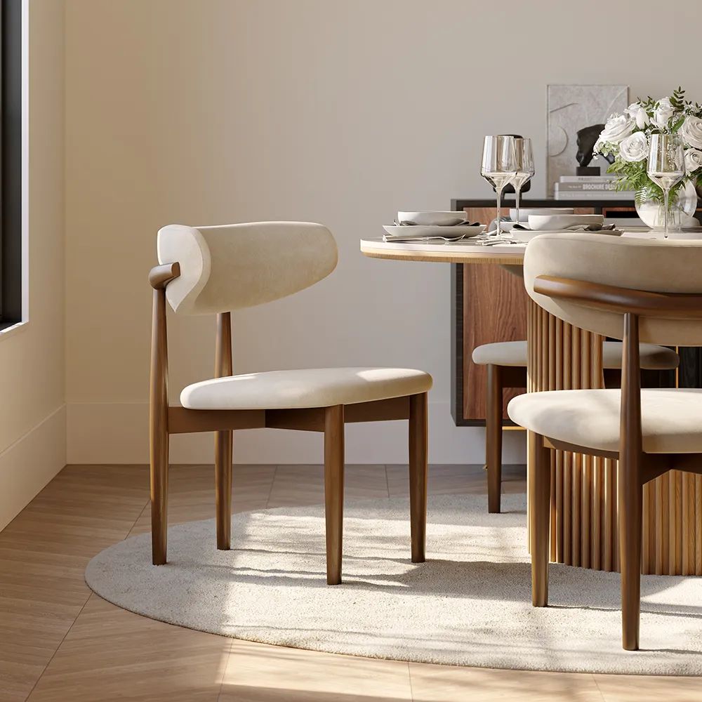Picture of FC003 - Dining chair beech wood brown