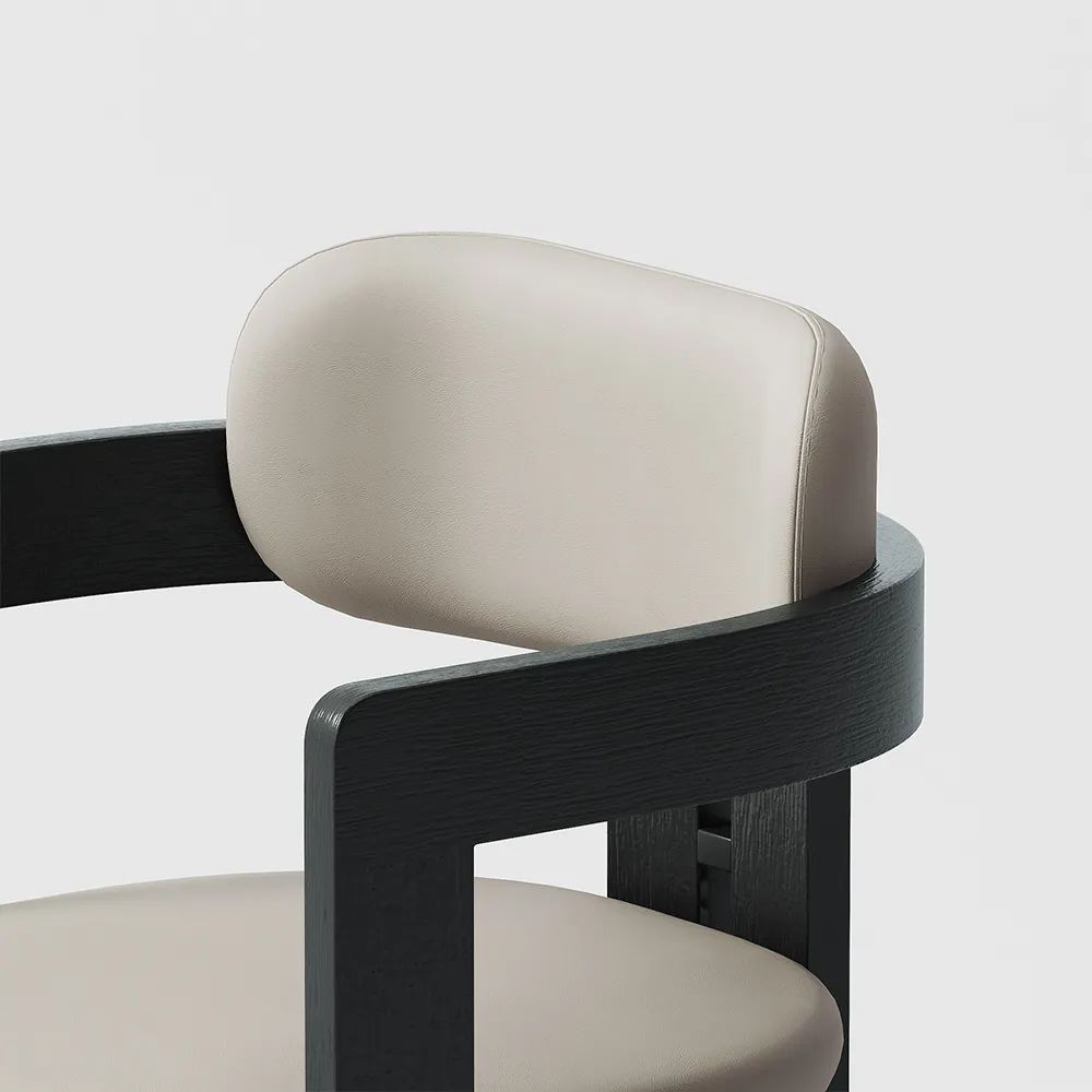 Picture of FC006 - Dining chair beech wood gray