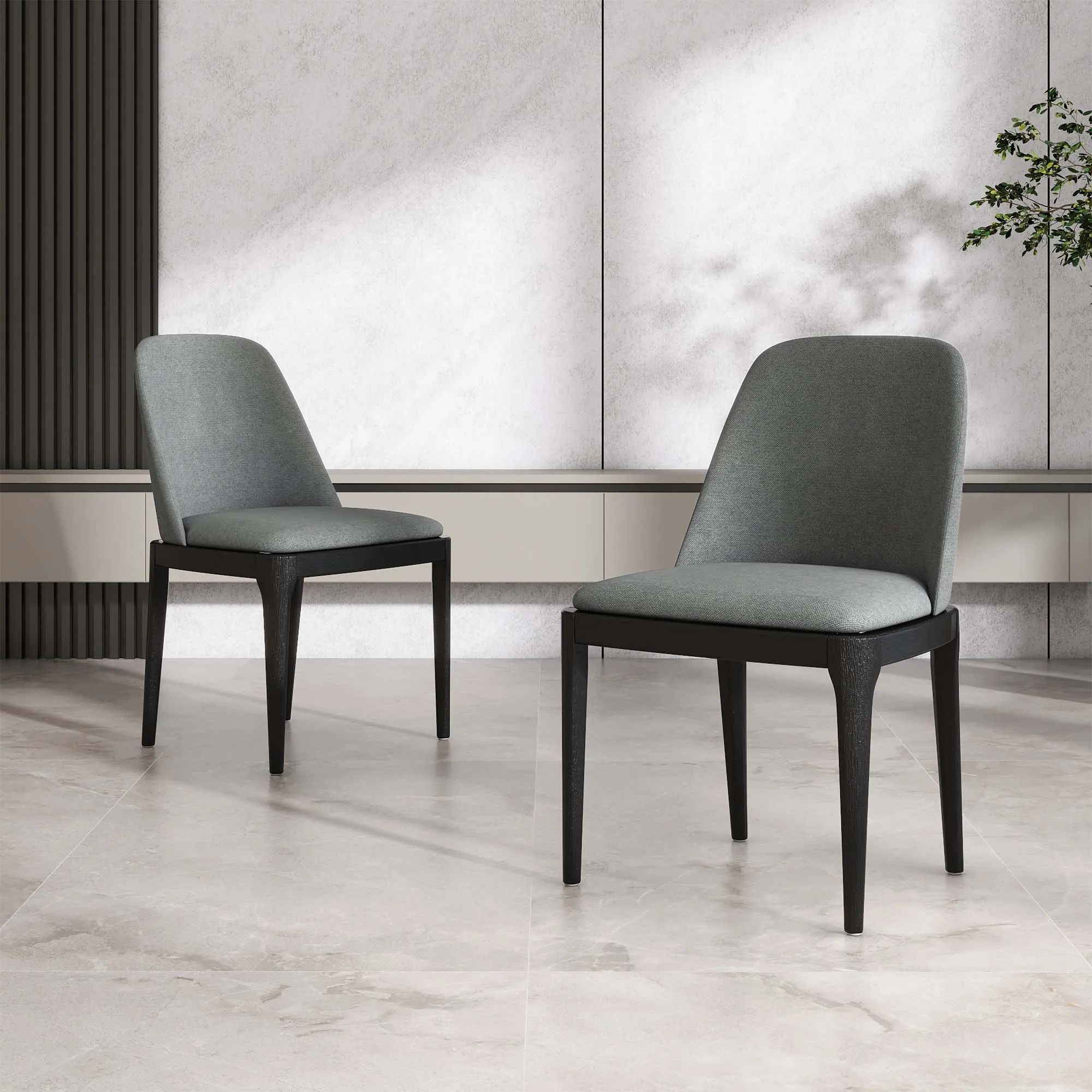 Picture of FC007 - Dining chair beech wood black