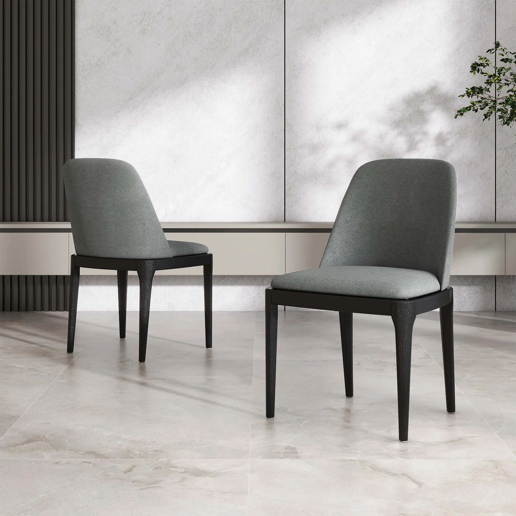 Picture of FC007 - Dining chair beech wood black