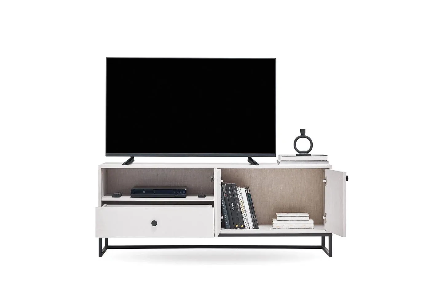Picture of HUTV002 - Tv unit MDF Off white