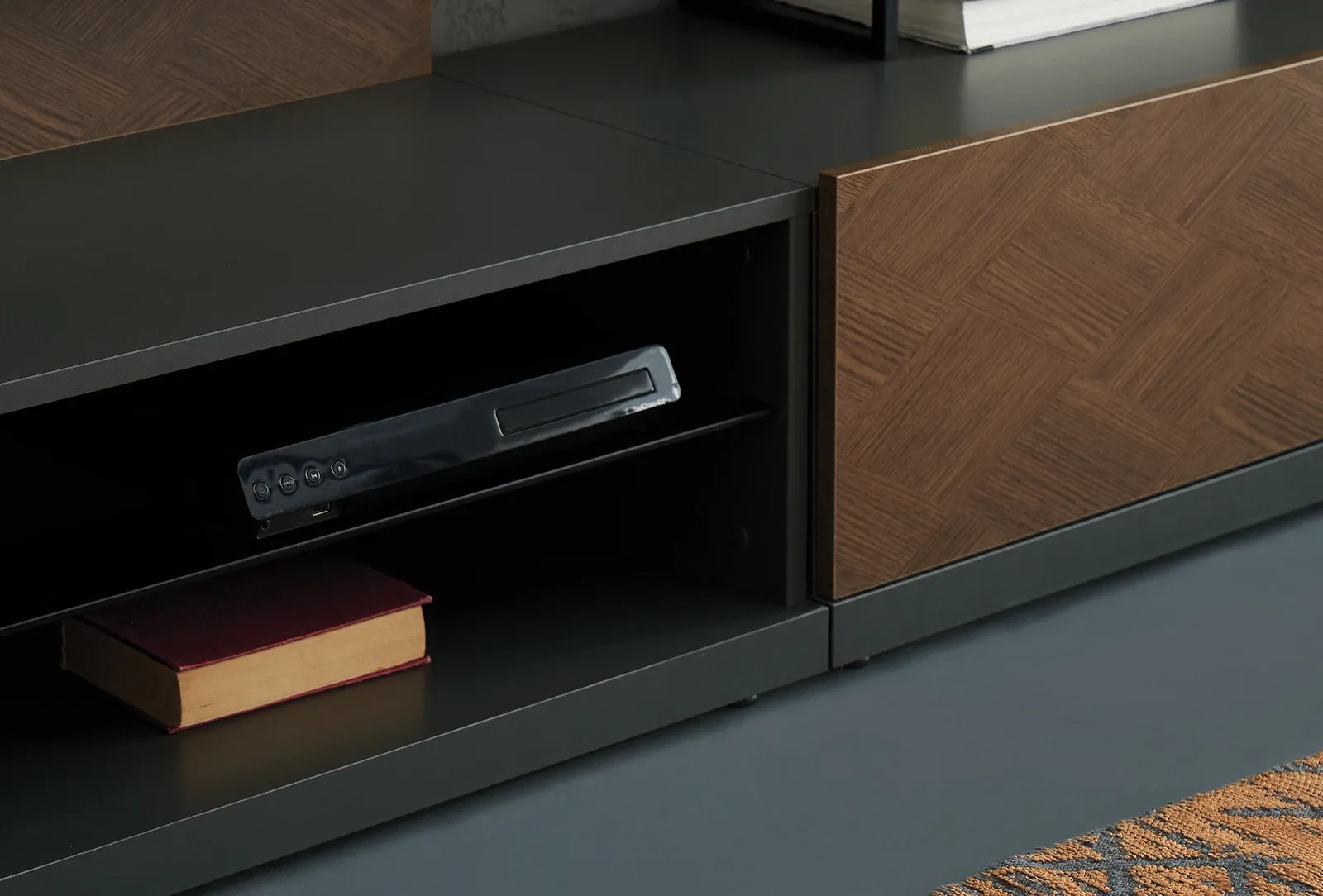 Picture of HUTV005 - Tv unit MDF Gray wood