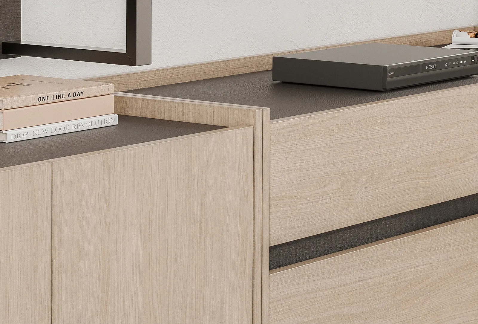 Picture of HUTV007 - Tv unit MDF brown wood