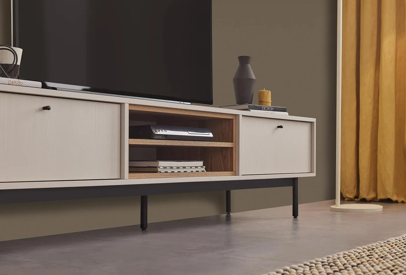 Picture of HUTV009 - Tv unit MDF Off-white