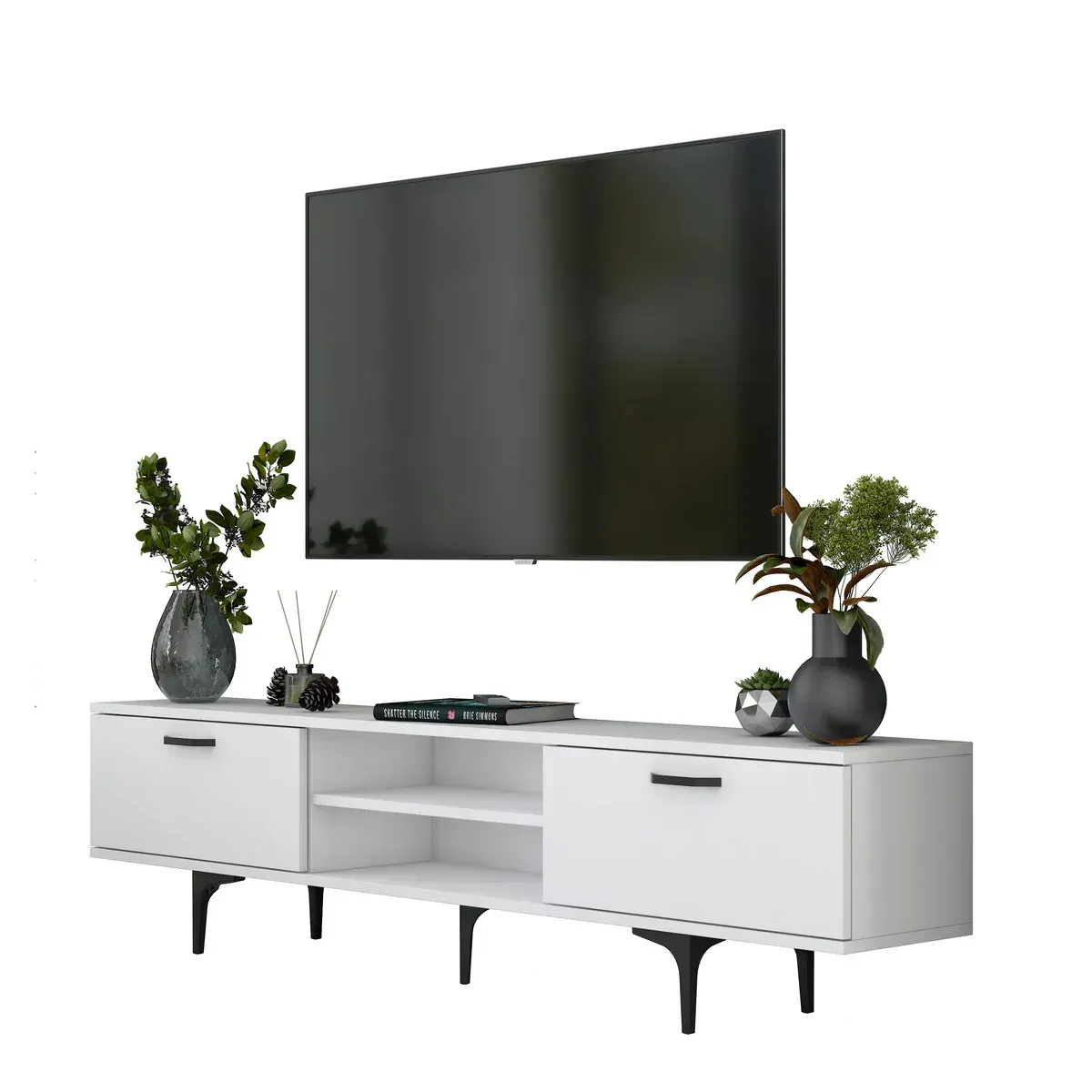 Picture of HUTV0012 - Tv unit MDF White