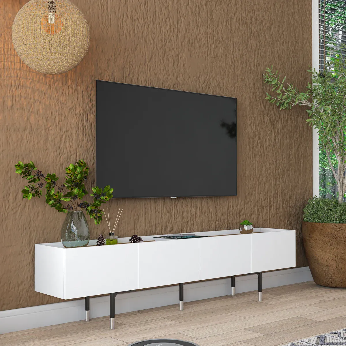 Picture of HUTV0014 - Tv unit MDF White