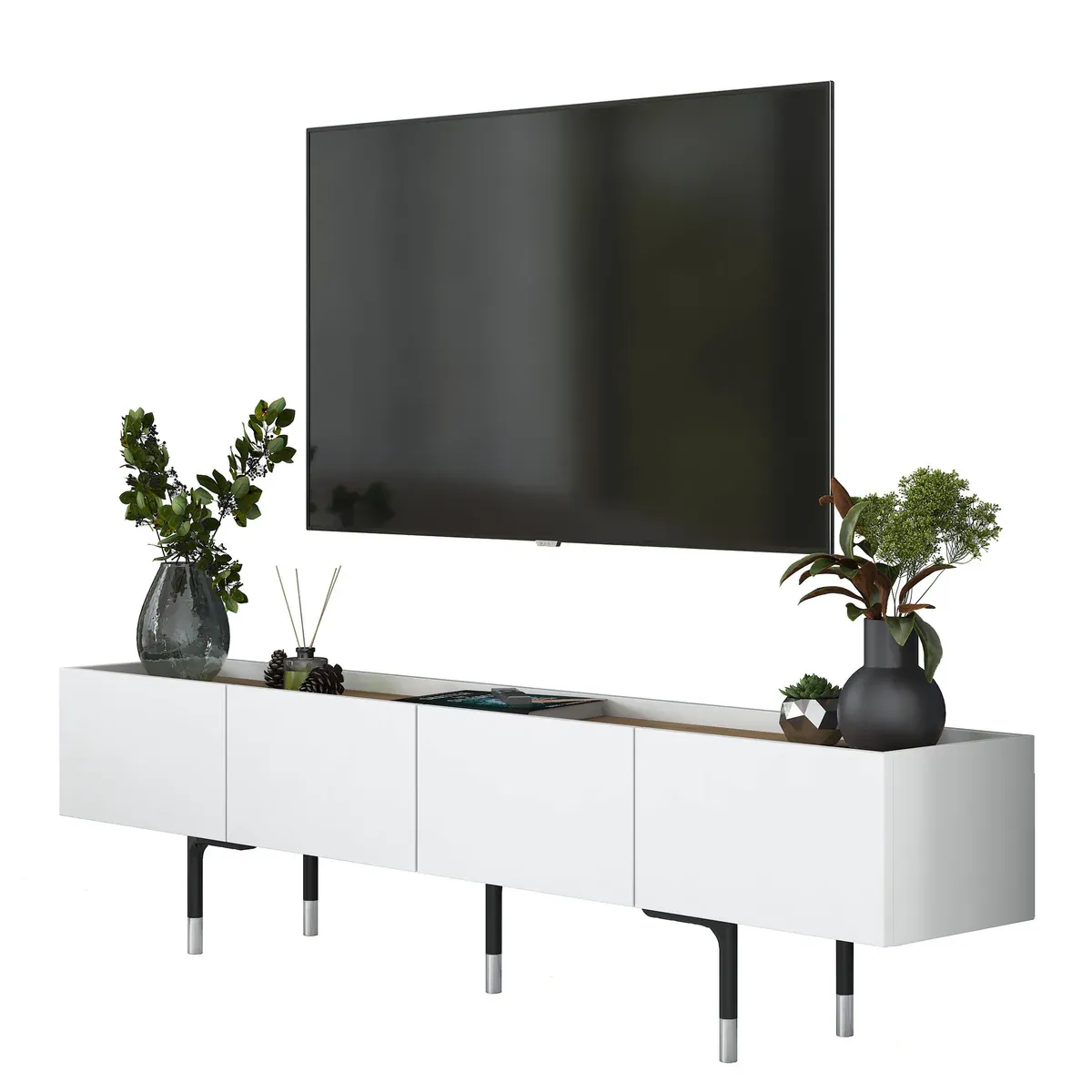 Picture of HUTV0014 - Tv unit MDF White