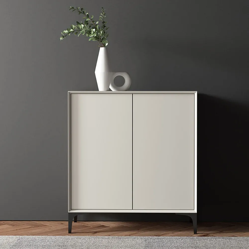 Picture of HSR003 - shoe cabinet in Off-white MDF