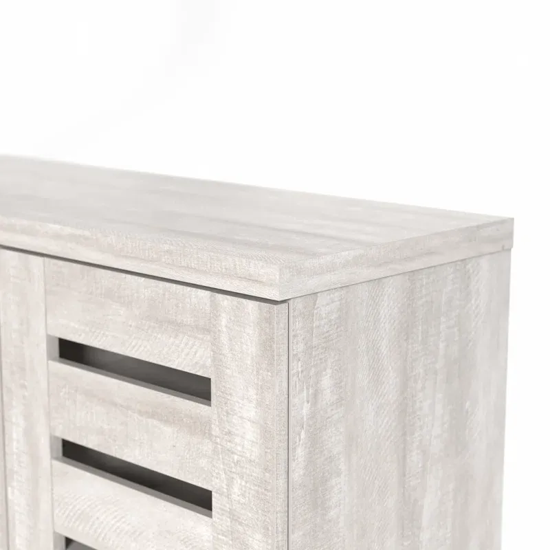 Picture of HSR006 - shoe cabinet in wooden  gray MDF