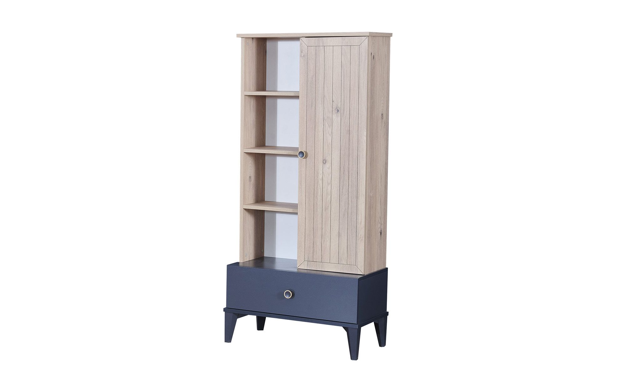 Picture of FBCB005 - Children's bedroom set 6 pieces - wooden and navy blue