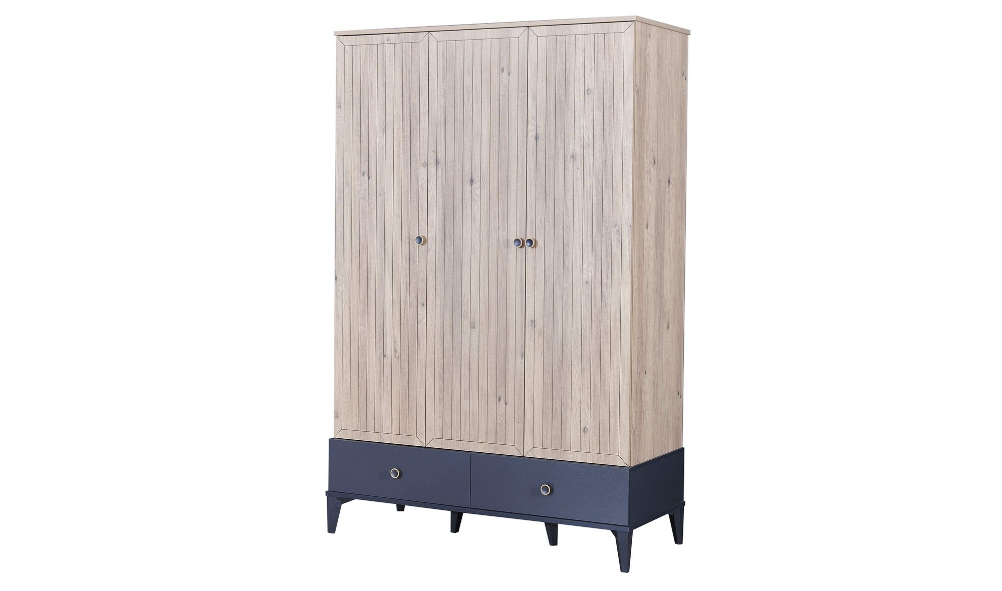 Picture of FBCB005 - Children's bedroom set 6 pieces - wooden and navy blue