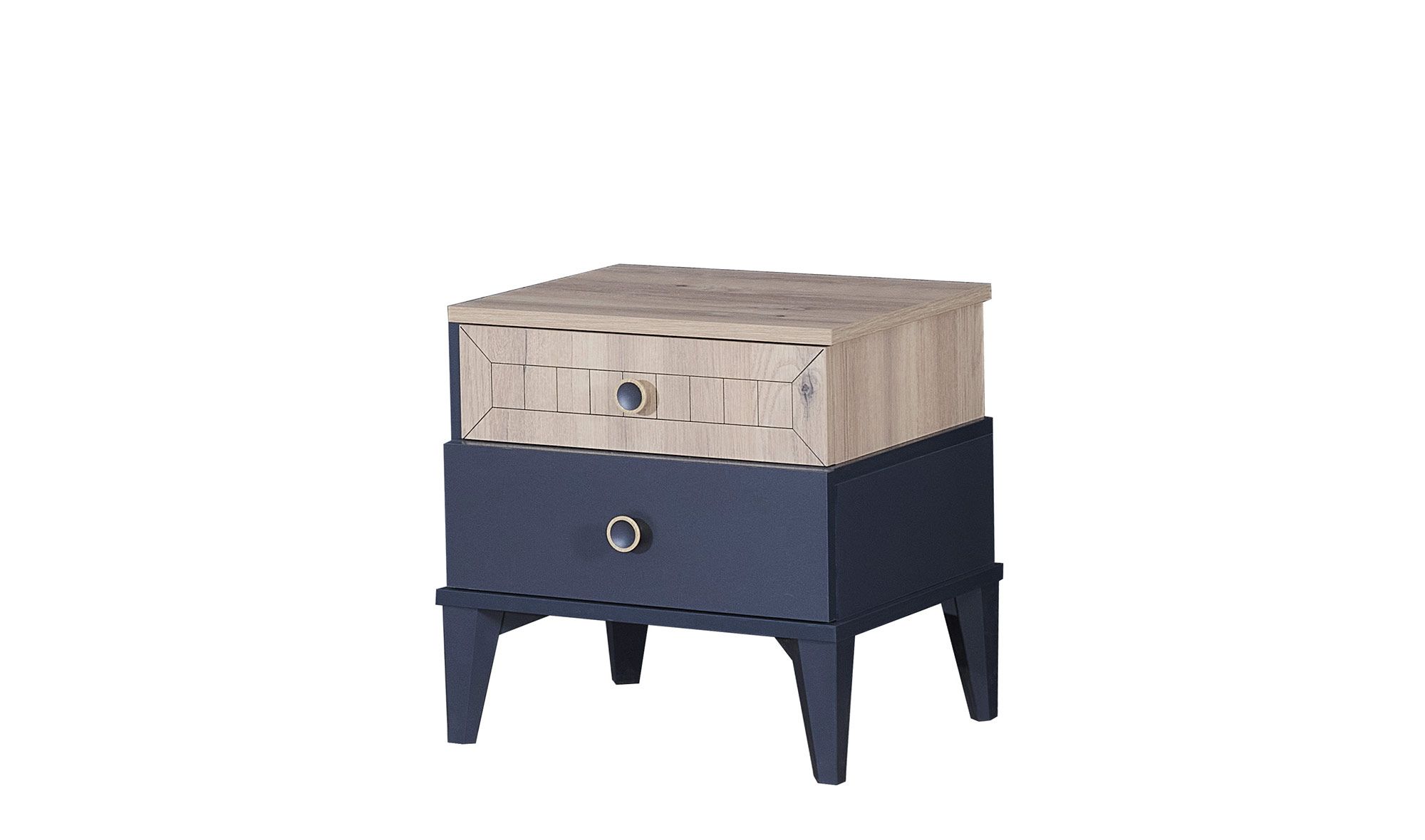 Picture of FBCB005 - Children's bedroom set 6 pieces - wooden and navy blue