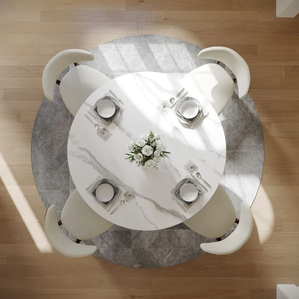 Picture of FBDR001 - Dining table and 4 chairs set