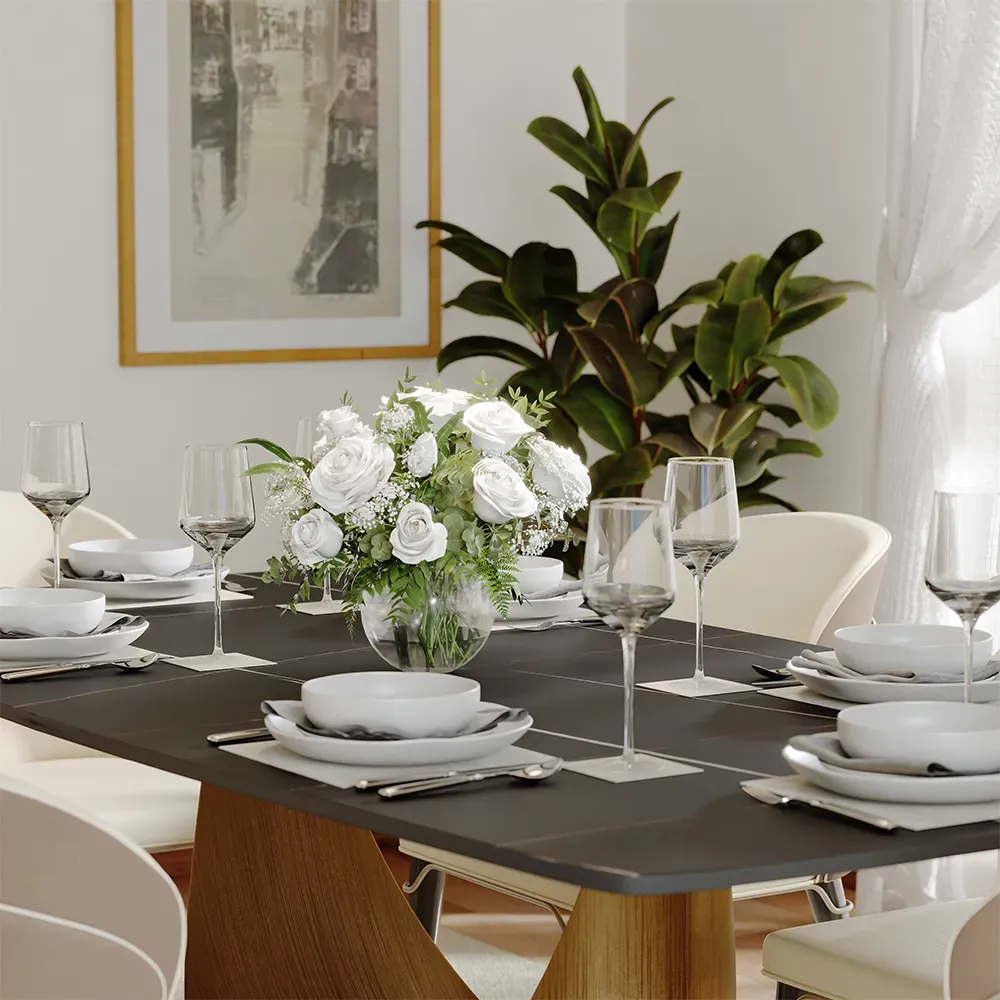 Picture of FBDR002 - Dining table and 4 chairs set