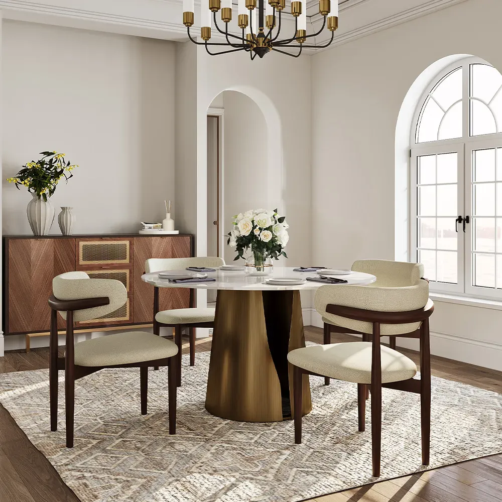 Picture of FBDR004 - Dining table and 4 chairs set