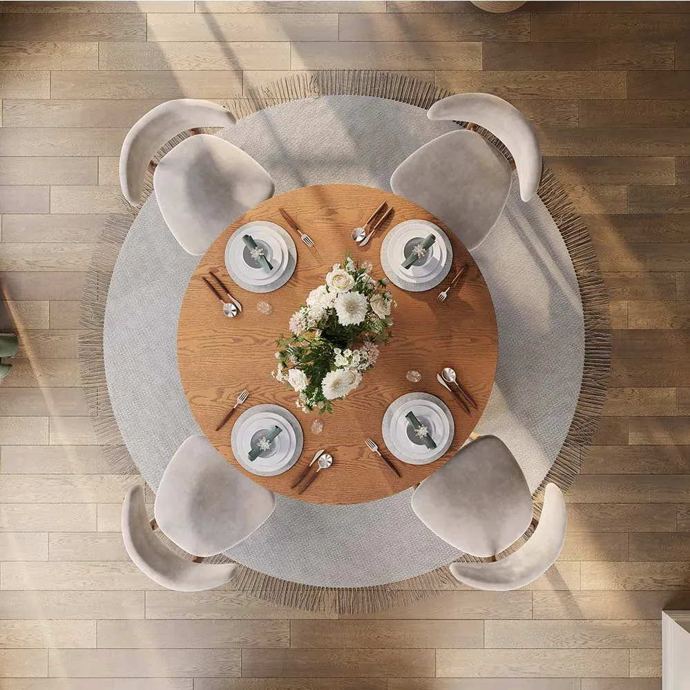 Picture of FBDR006 - Dining table and 4 chairs set