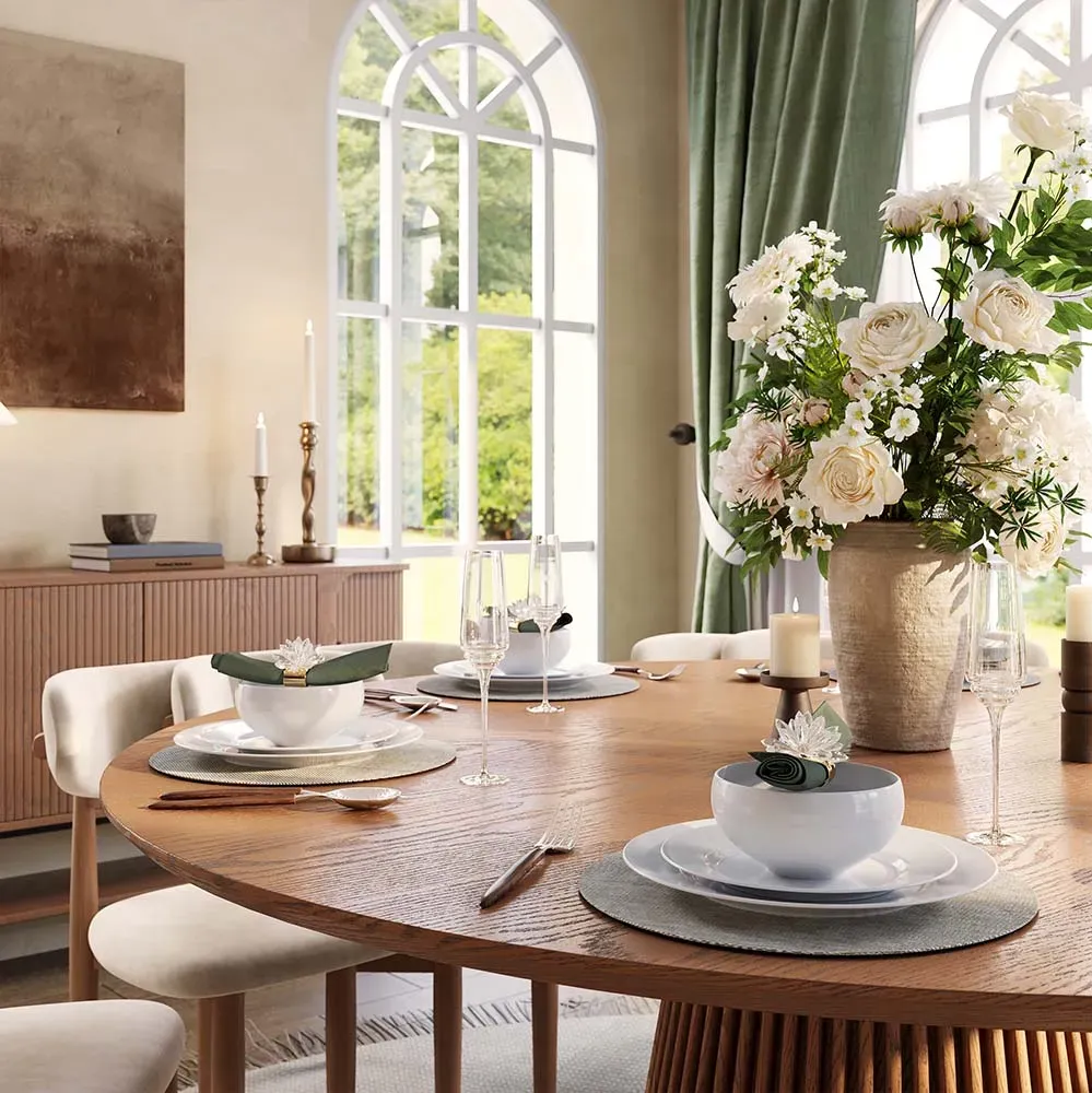 Picture of FBDR006 - Dining table and 4 chairs set