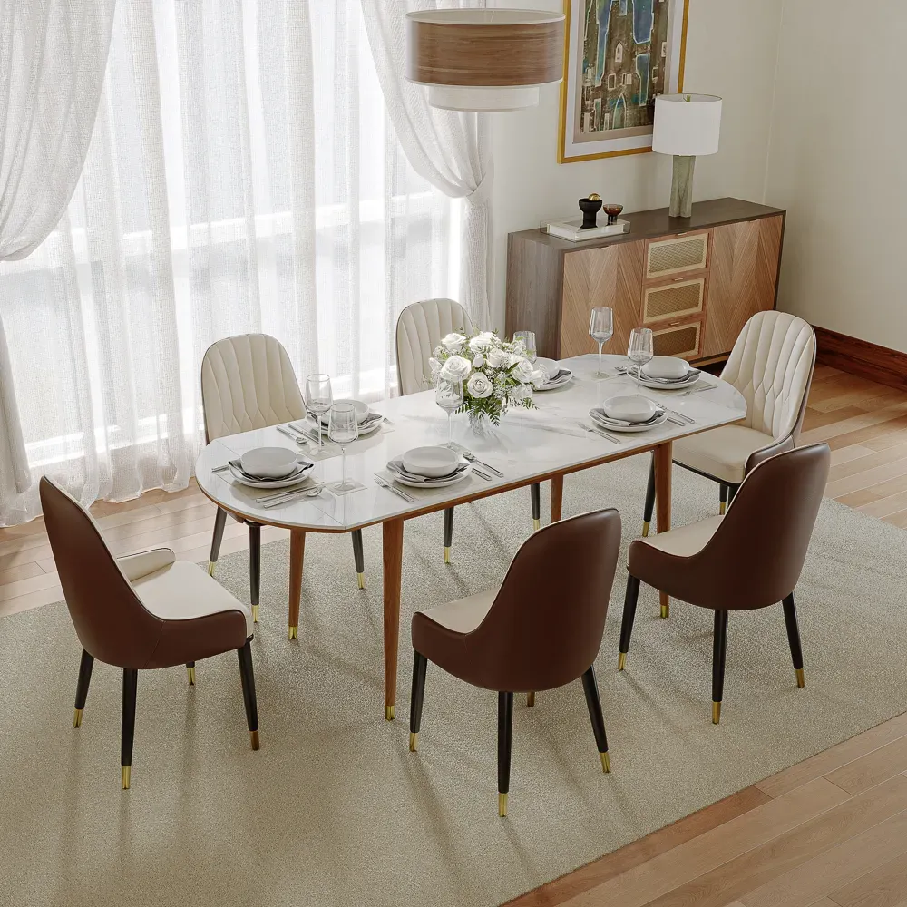 Picture of FBDR007 - Dining table and 6 chairs set