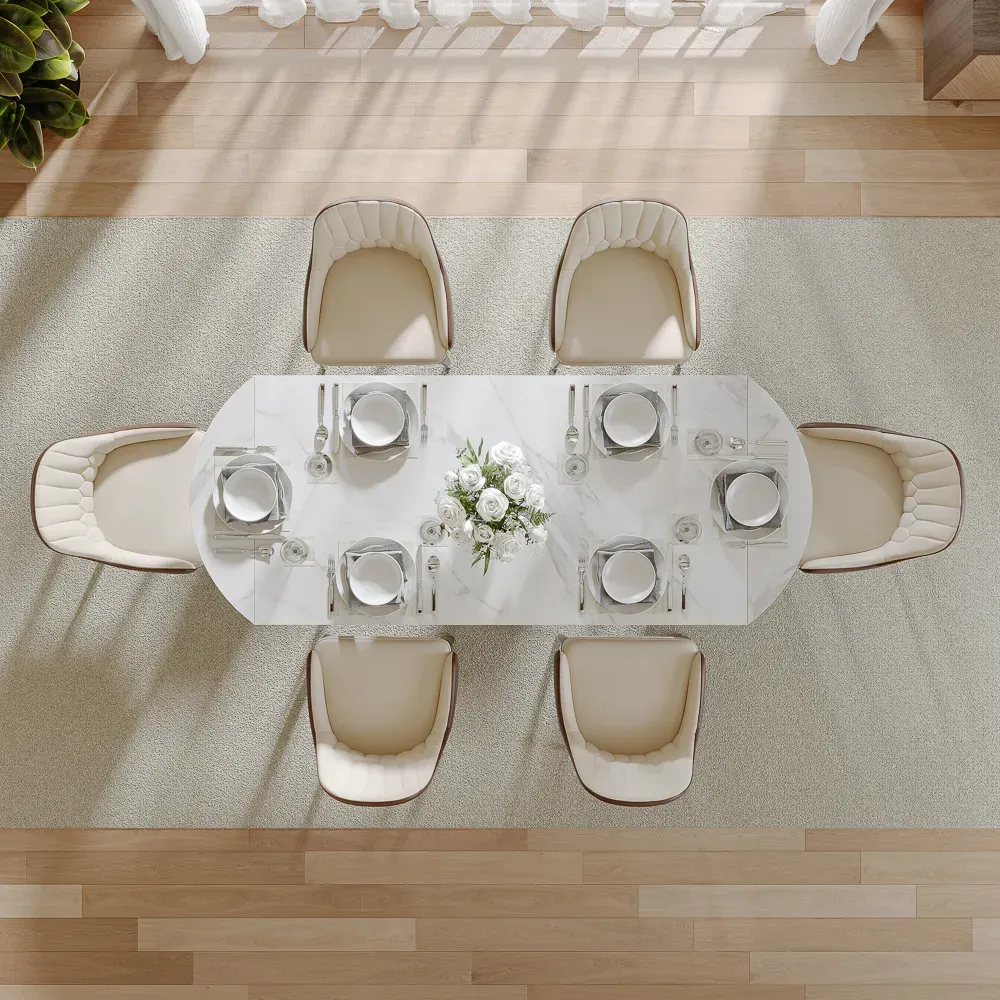 Picture of FBDR007 - Dining table and 6 chairs set