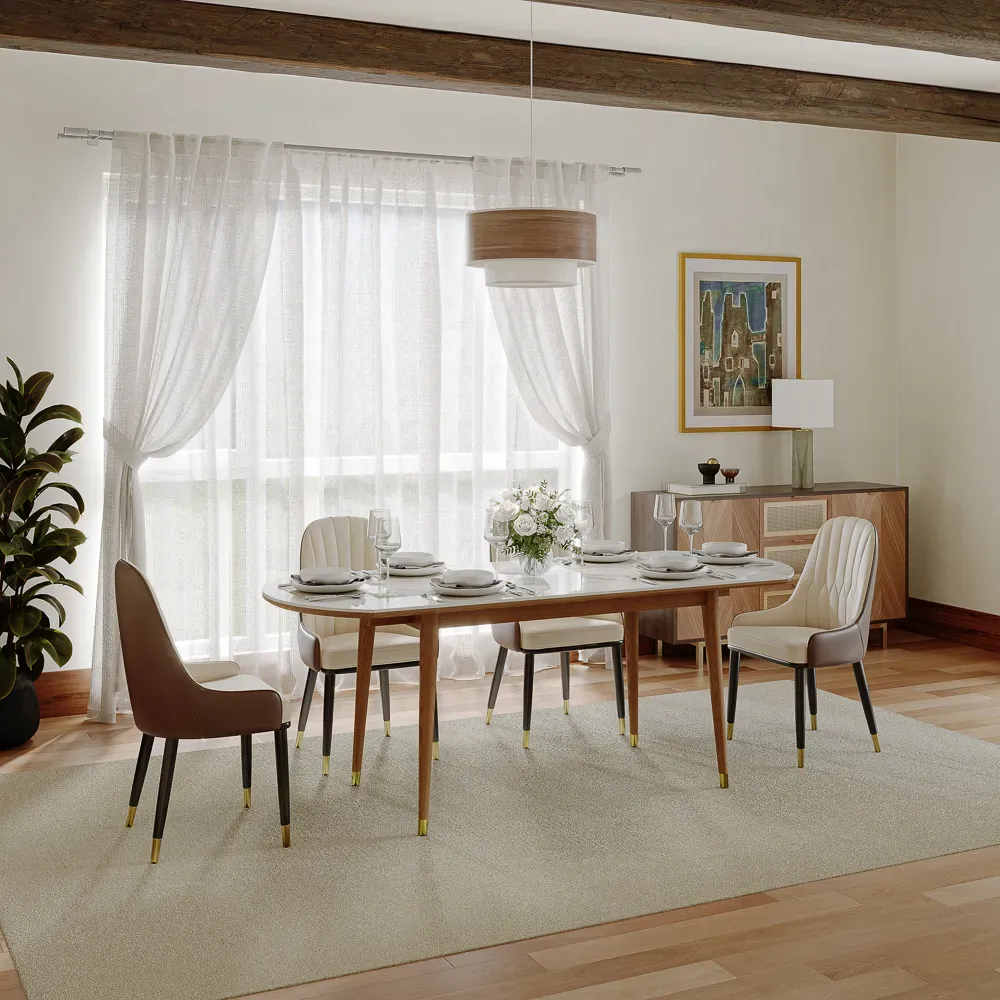 Picture of FBDR007 - Dining table and 6 chairs set