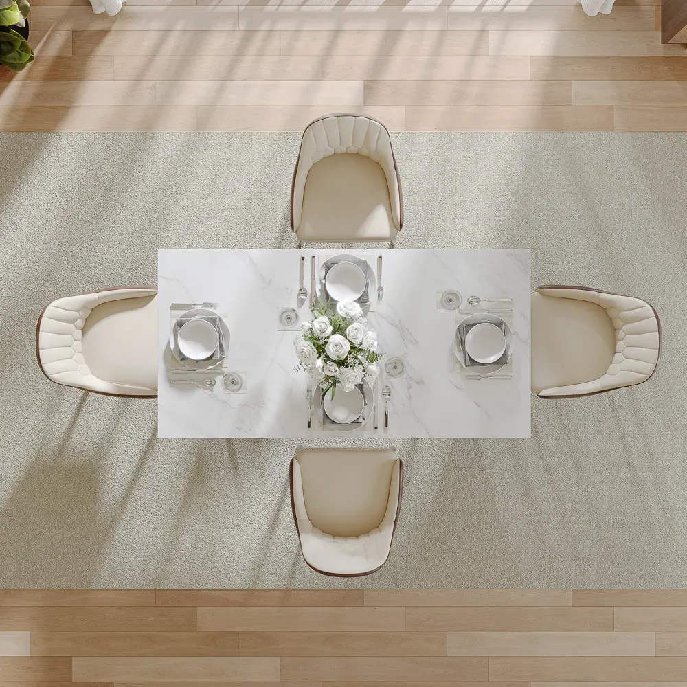 Picture of FBDR007 - Dining table and 6 chairs set