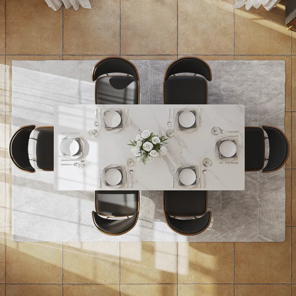 Picture of FBDR008 - Dining table and 6 chairs set