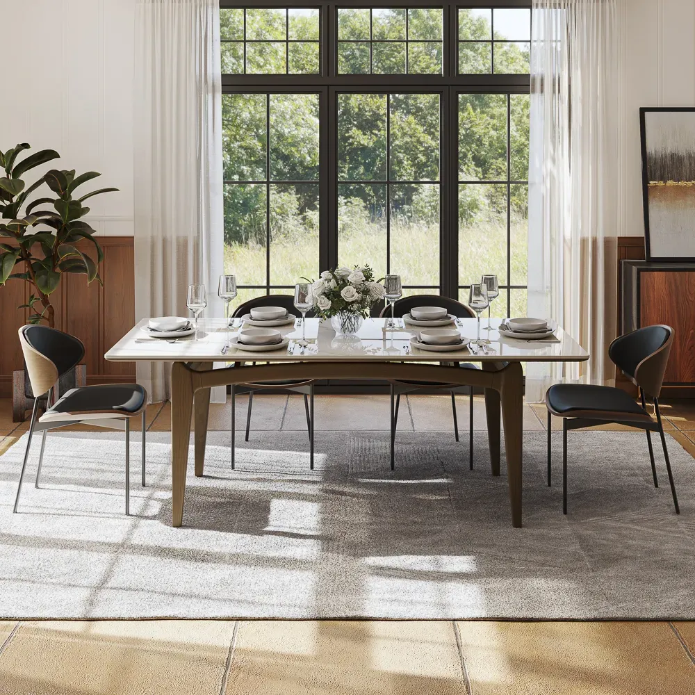 Picture of FBDR008 - Dining table and 6 chairs set