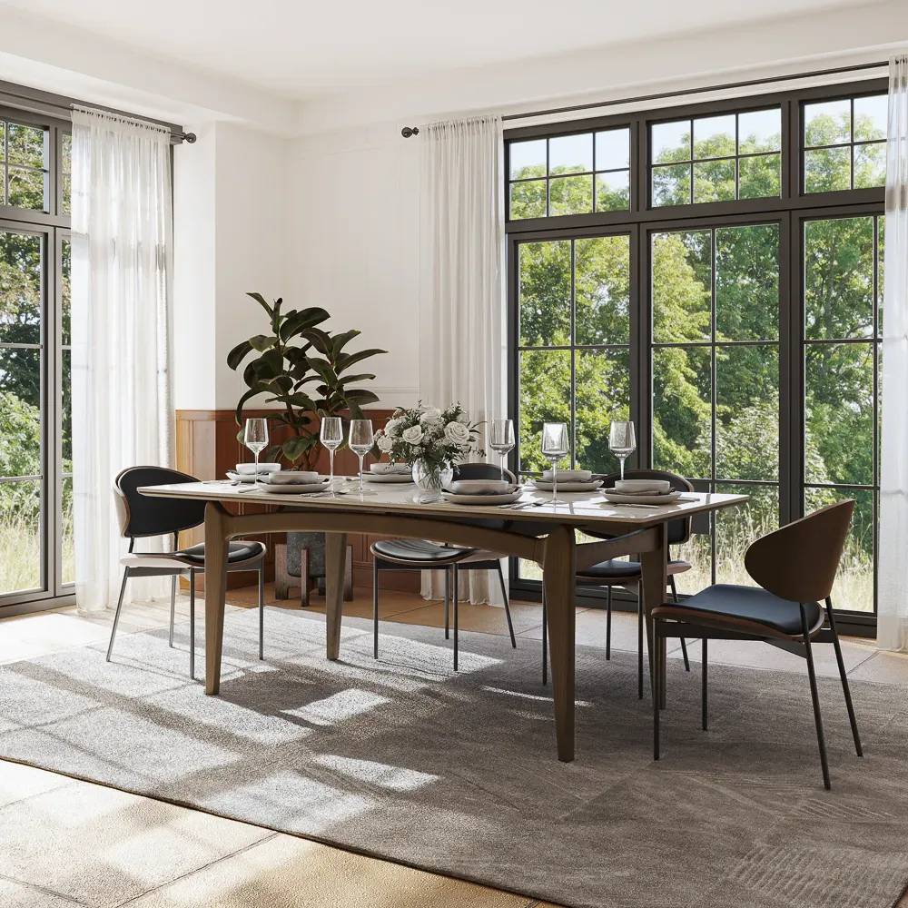 Picture of FBDR008 - Dining table and 6 chairs set
