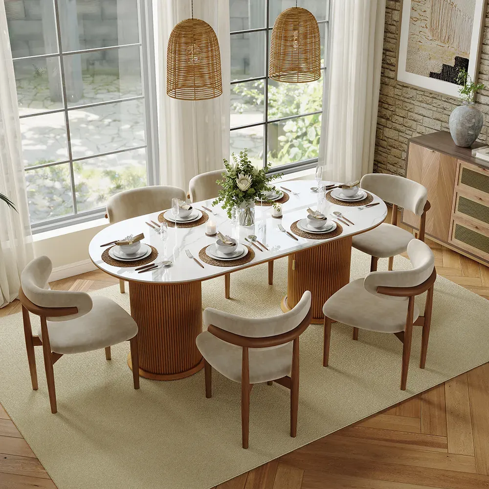 Picture of FBDR0011 - Dining table and 6 chairs set
