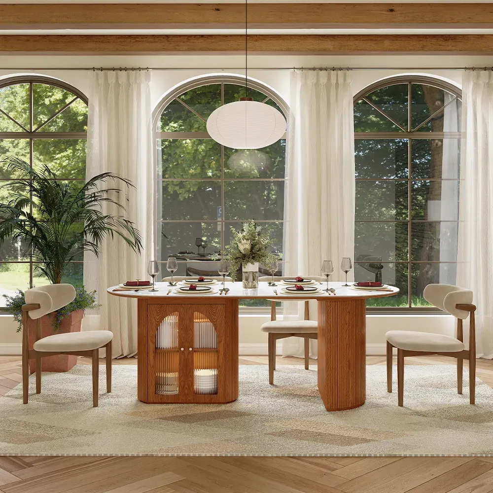 Picture of FBDR0012 - Dining table and 6 chairs set