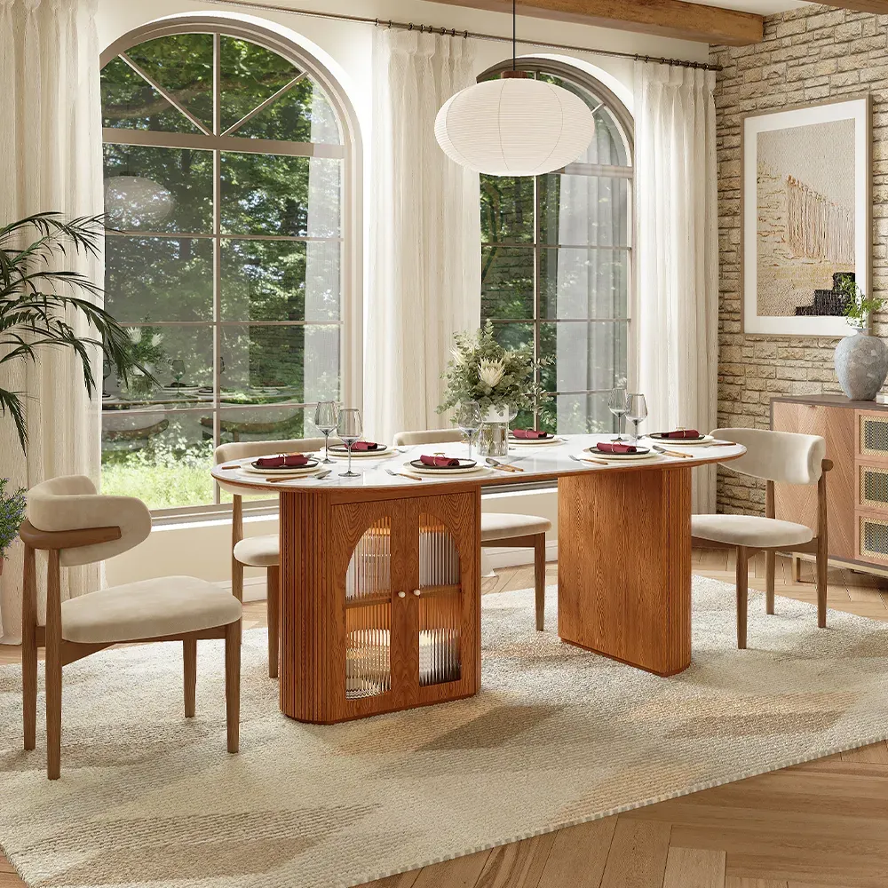 Picture of FBDR0012 - Dining table and 6 chairs set